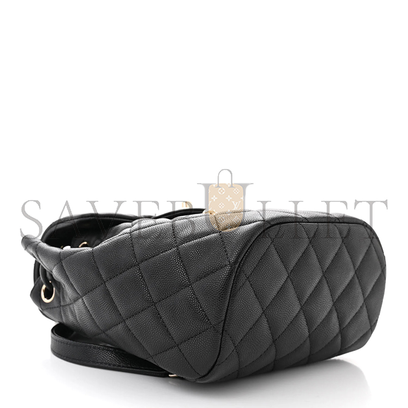 Ch**el caviar quilted mini backpack as4059 (25*20*12cm)